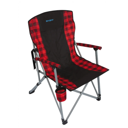 Fotel Husky Moat czarny/czerwony Black/red
