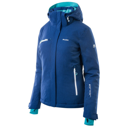 Kurtka damska Elbrus Lille wo´s niebieski NavyMelange/FlowersPrint/ViridianGreen