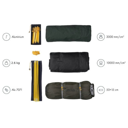 Ultralekki namiot Warg Aura 2 Ultra