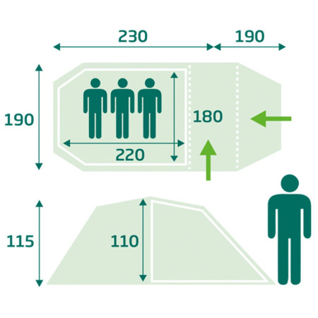 Namiot turystyczny Loap Finney 3