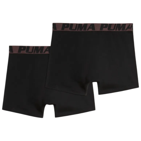 Męskie bokserki Puma Striped Elastic Boxers 2P black