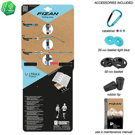 Kije trekkingowe Fizan Ultrax Carbon