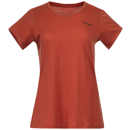 Koszulka damska Bergans Graphic Wool W Tee czerwony Brick