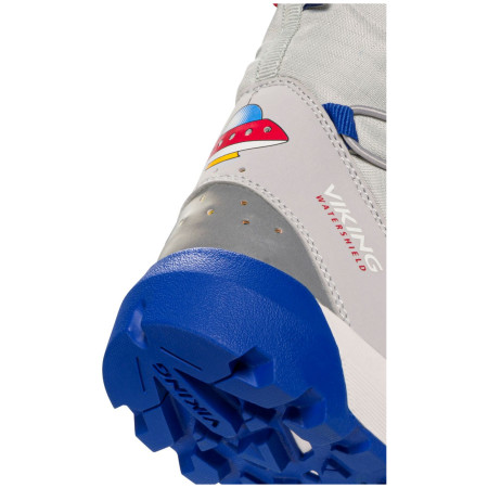 Śniegowce dziecięce Viking Outdoor Footwear Spaceship Warm SC WP Light Grey/Royal Blue