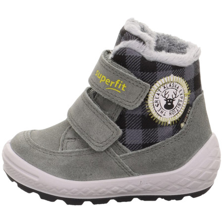 Dziecięce buty zimowe Superfit Groovy 2.0 Grün/Grau