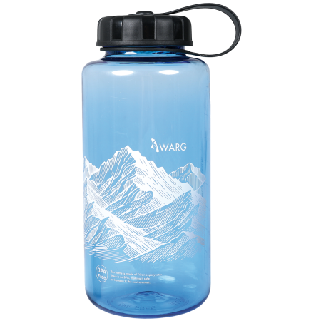 Butelka Warg Peak Tritan Wide 1L niebieski blue
