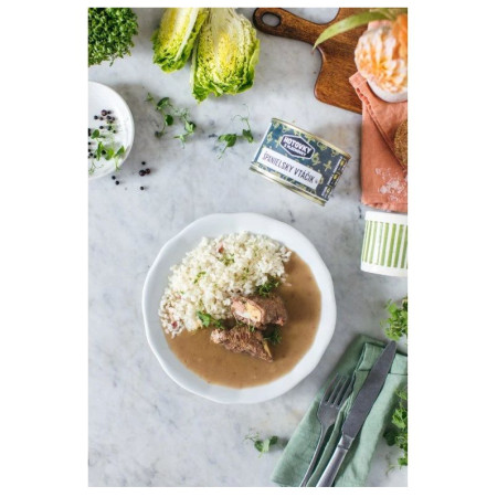 Gotowe jedzenie Hotovky z plechovky Zrazy 800g