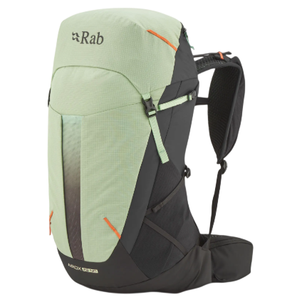 Damski plecak turystyczny Rab Airox 28 ND zielony fig green/black/FGB