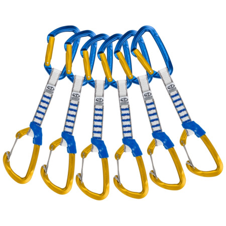 Ekspresy Climbing Technology NY Pro 12cm żółty/niebieski Yellow/Blue