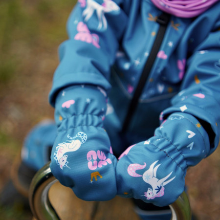 Zimowe łapawice dla dzieci WAMU Jednorožci