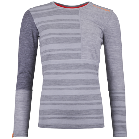 Damska koszulka Ortovox 185 Rock'N'Wool Long Sleeve W jasnoszary Grey Blend
