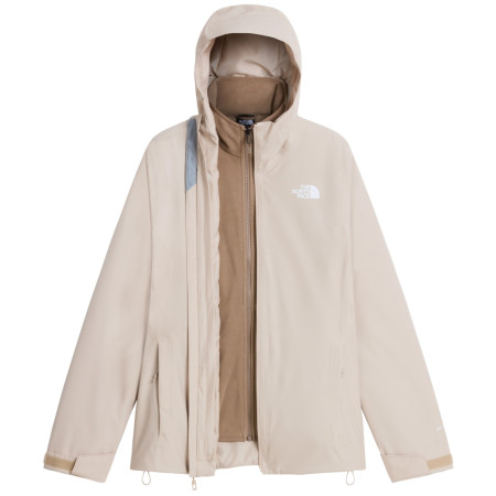 Kurtka damska The North Face W Quest Mono Triclimate różowy Timeless Taupe/Garnet