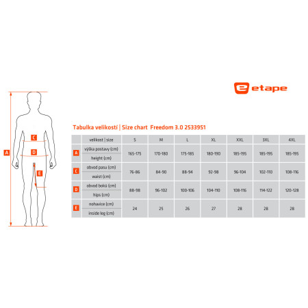 Męskie spodenki rowerowe Etape Freedom 3.0