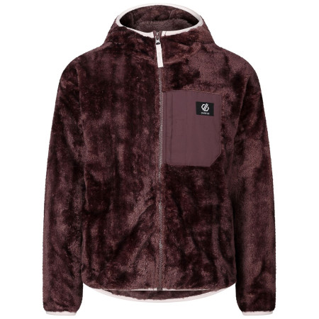 Bluza dziecięca Dare 2b Powder Fleece Hucklbr/PkHz ciemnoczerwony Hucklbr/PkHz