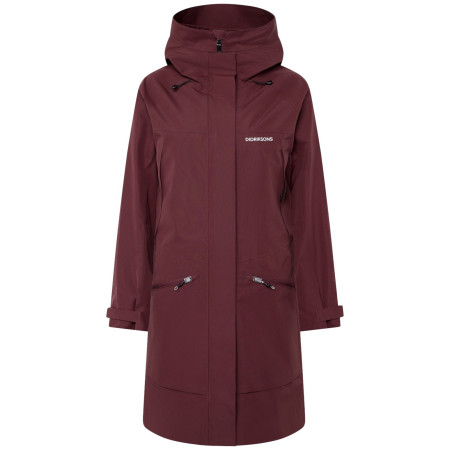 Płaszcz softshellowy damski Didriksons Ilma Wns Parka 8 bordowy Old rust