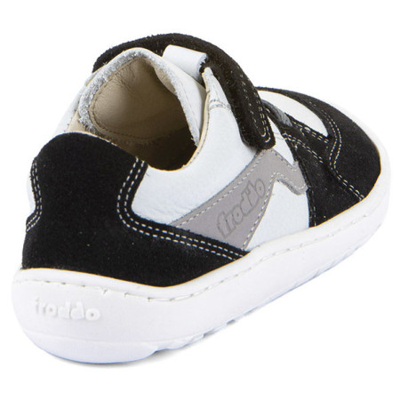 Dziecięce tenisówki Frodo Barefoot river White/Black