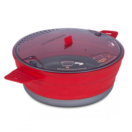 Składany garnek Sea to Summit X-pot 4L czerwony red