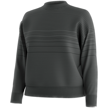 Sweter damski Smartwool Women's Summit Crew Sweater szary Charcoal