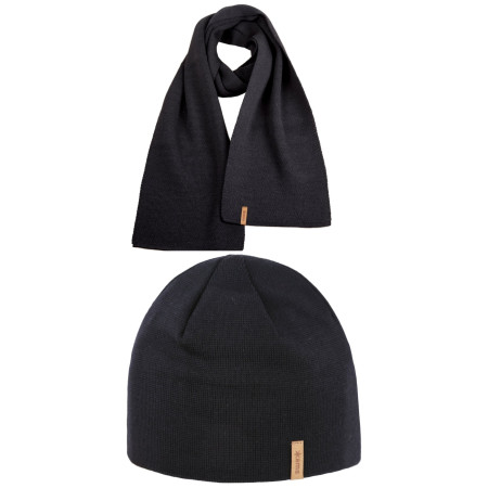 Zestaw Kama Merino čepice a šála A02 + S07 czarny black