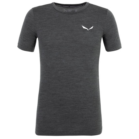 Koszulka męska Salewa Zebru Fresh Amr M T-Shirt. ciemnoszary Black Out