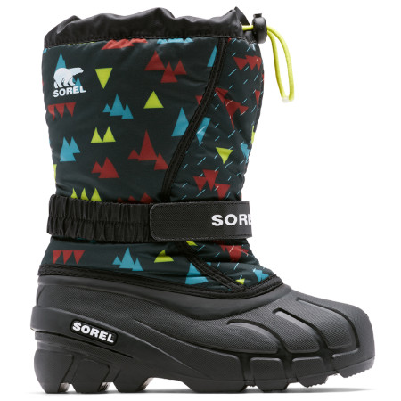 Śniegowce dziecięce Sorel Youth Flurry™ Print czarny Black, Black