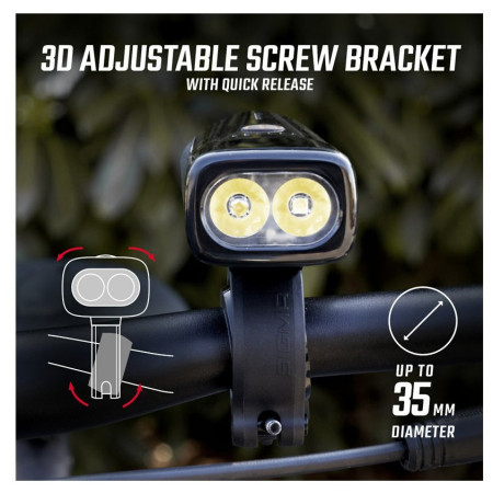 Zestaw oświetlenia Sigma Buster 1100 + Buster RL 150