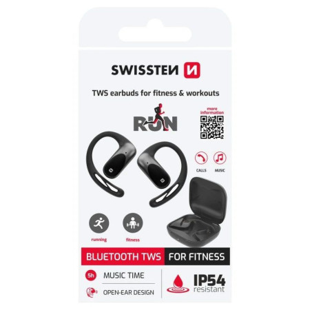 Słuchawki bezprzewodowe Swissten TWS earbuds for fitness & workouts