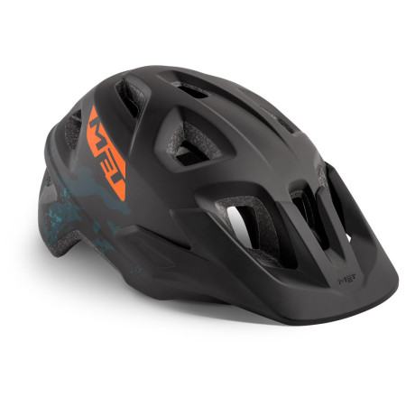 Dziecięcy kask rowerowy MET Eldar Camo czarny