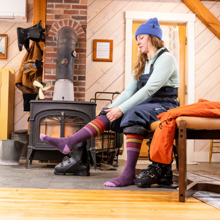 Damskie podkolanówki Darn Tough Snowburst Otc Midweight With Cushion
