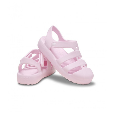 Sandały dziecięce Crocs Classic Fisherman Pink Milk