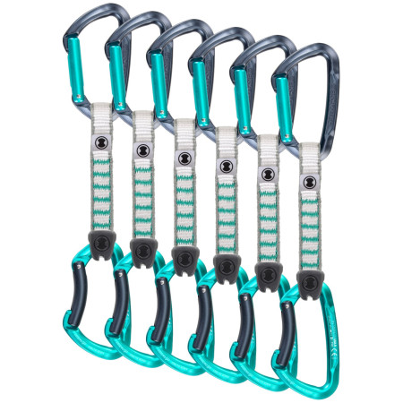 Ekspresy Skylotec Lime Set Nylon - pack of 6 szary/zielony Anthracite/Acquamarine