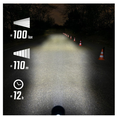 Przednia/tylna lampka Sigma Aura 100 + Blaze Link