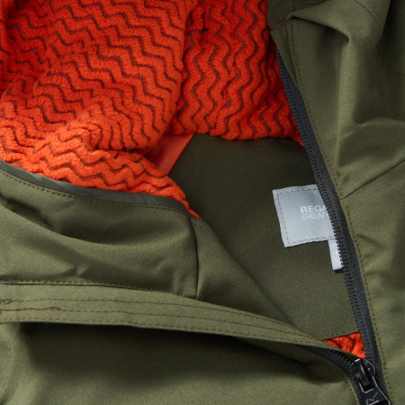 Dziecięca kurtka zimowa Regatta Hillain Warm Lined Dark Khaki