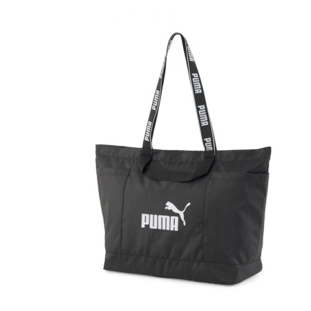 Torba damska Puma Core Base Large Shopper czarny/biały black