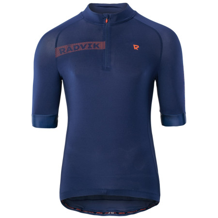 Męska koszulka kolarska Radvik Alpha Gts niebieski Medieval Blue/Tangarine Tango
