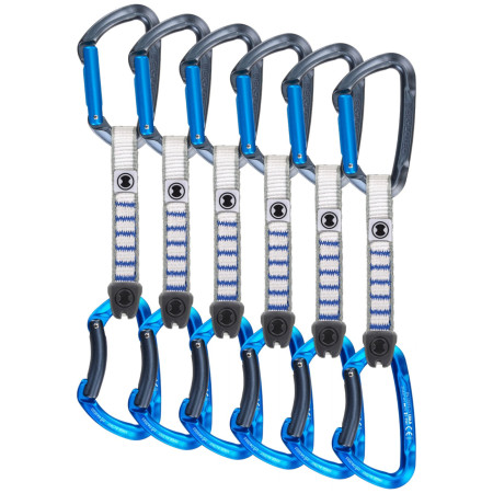 Ekspresy Skylotec Lime Set Nylon - pack of 6 szary/niebieski Anthracite/Electricblue