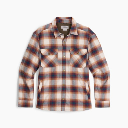 Koszula męska Royal Robins M Vista Flannel Shacket brązowy Pecan Grizzly Pld