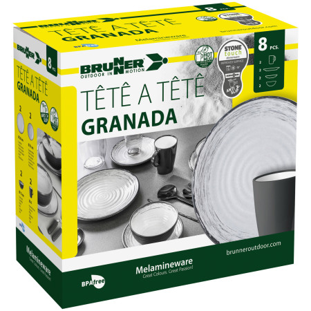 Zestaw naczyń Brunner Set tête-à-tête Granada 8 pcs