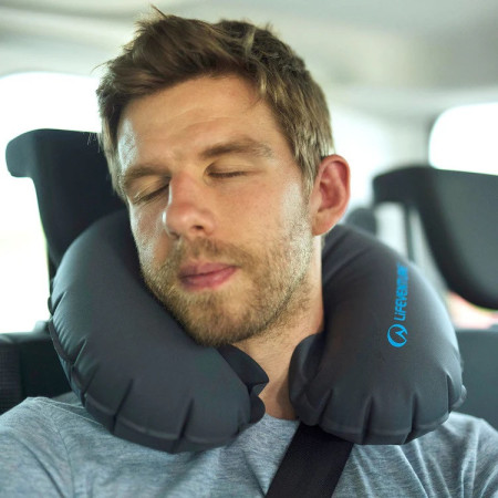 Poduszka turystyczna LifeVenture Inflatable Neck Pillow
