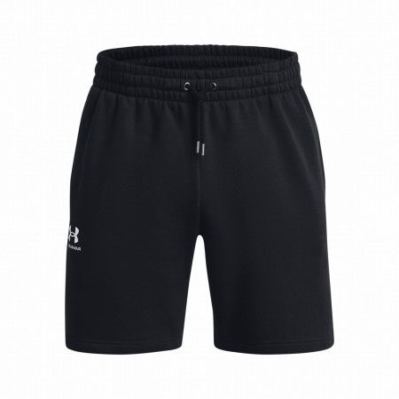 Męskie szorty Under Armour Icon Fleece Short czarny Black/White