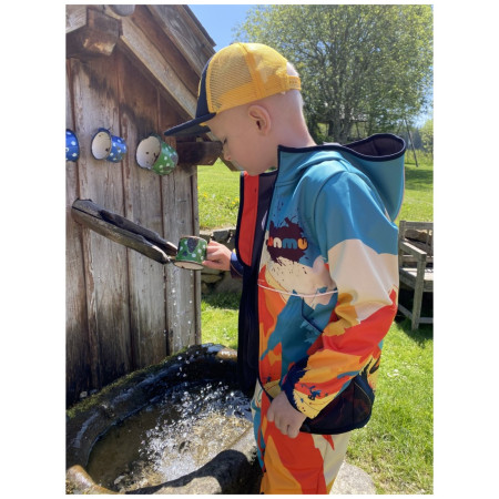 Dziecięca kurtka softshellowa WAMU Mountain Bike