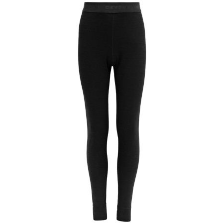 Dziecięce kalesony Devold Duo Active Junior Long Johns czarny Black
