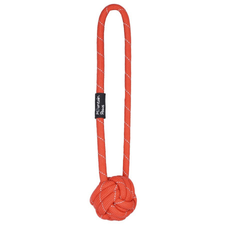 Zabawka dla psa Mountain Paws Ball Chew Rope Dog Toy pomarańczowy Orange