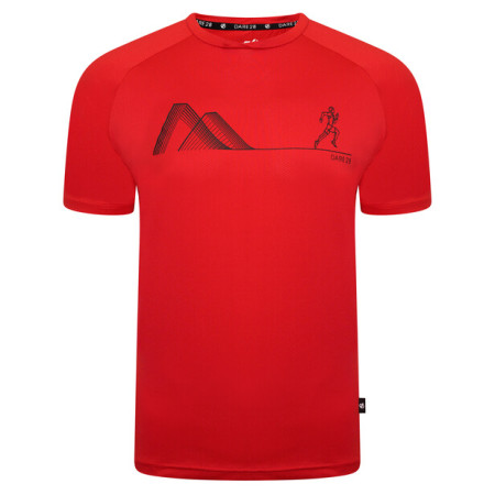 Koszulka męska Dare 2b Righteous III Tee czerwony Danger Red