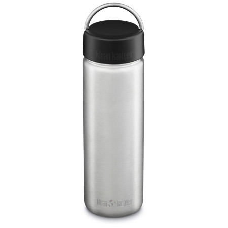 Butelka ze stali nierdzewnej Klean Kanteen Wide w/Wide Loop Cap - brushed stainless 800 ml srebrny silver