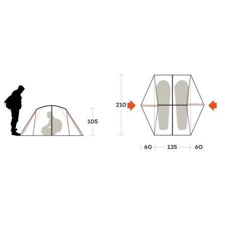 Ultralekki namiot Ferrino Grit 2