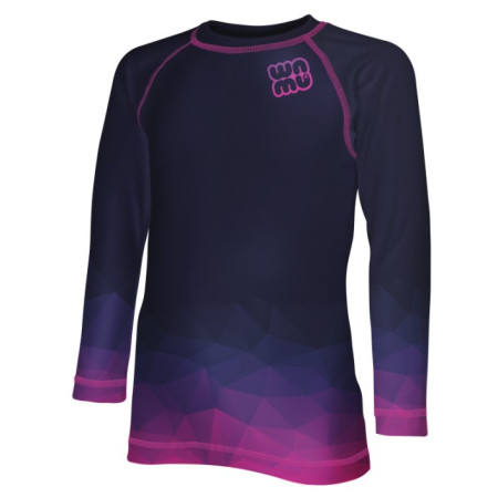 Dziecięca koszulka WAMU Mozaika purple fioletowy