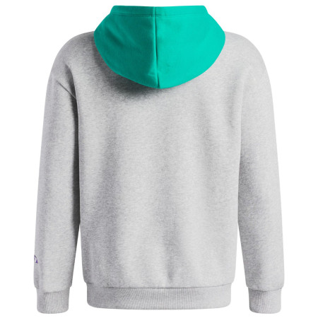 Dziecięca koszulka Under Armour UA B Rival FLC Graphics Hd Mod Gray Light Heather