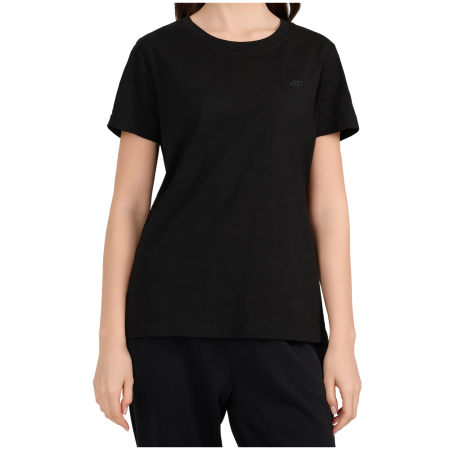 Koszulka damska 4F Tshirt F3308 czarny Deep Black