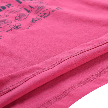 T-shirt dziecięcy Alpine Pro Nogero Fuchsia